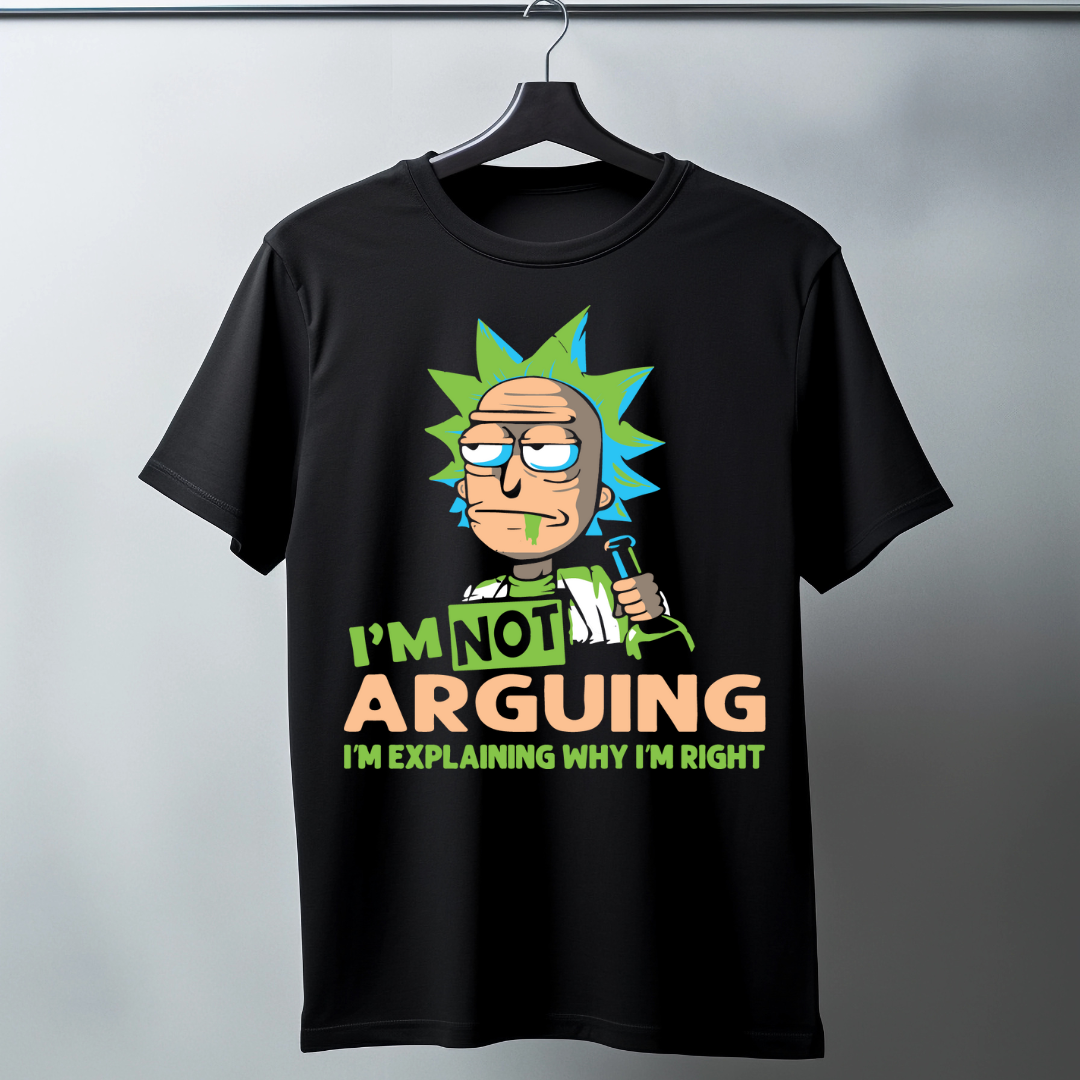 Rick & Morty “I’m Not Arguing” Graphic T-Shirt
