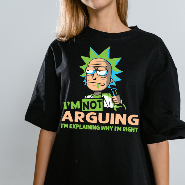 Rick & Morty “I’m Not Arguing” Graphic T-Shirt
