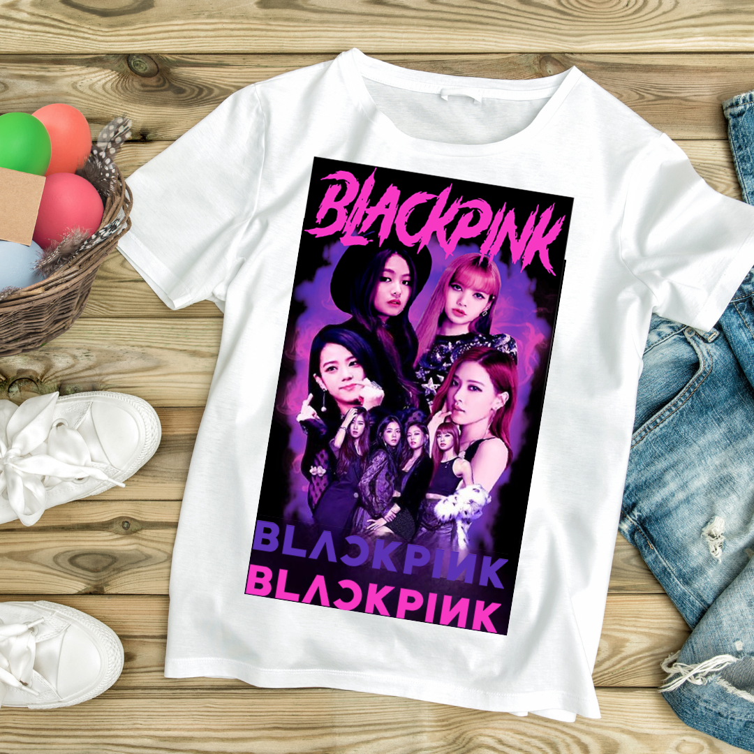 BLACKPINK Vintage Style Fan T-Shirt - K-Pop Concert Merchandise