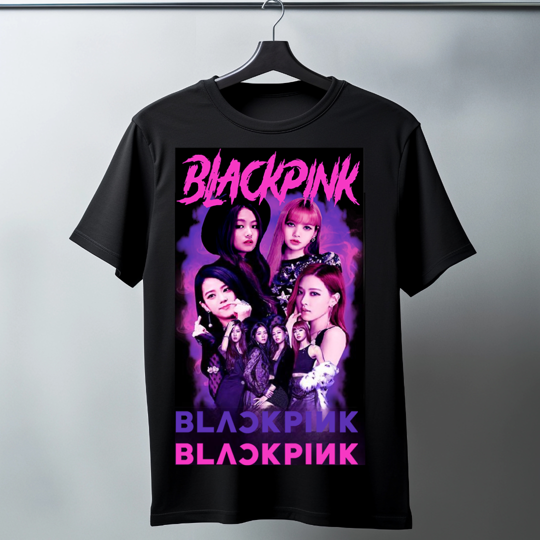 BLACKPINK Vintage Style Fan T-Shirt - K-Pop Concert Merchandise